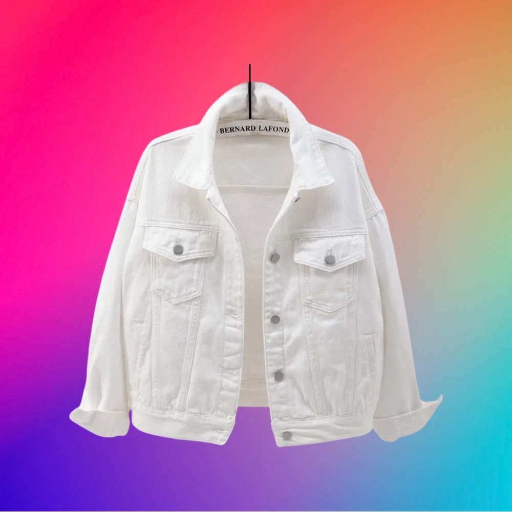 High quality denim jacket women Solid Color Short Denim Jacket